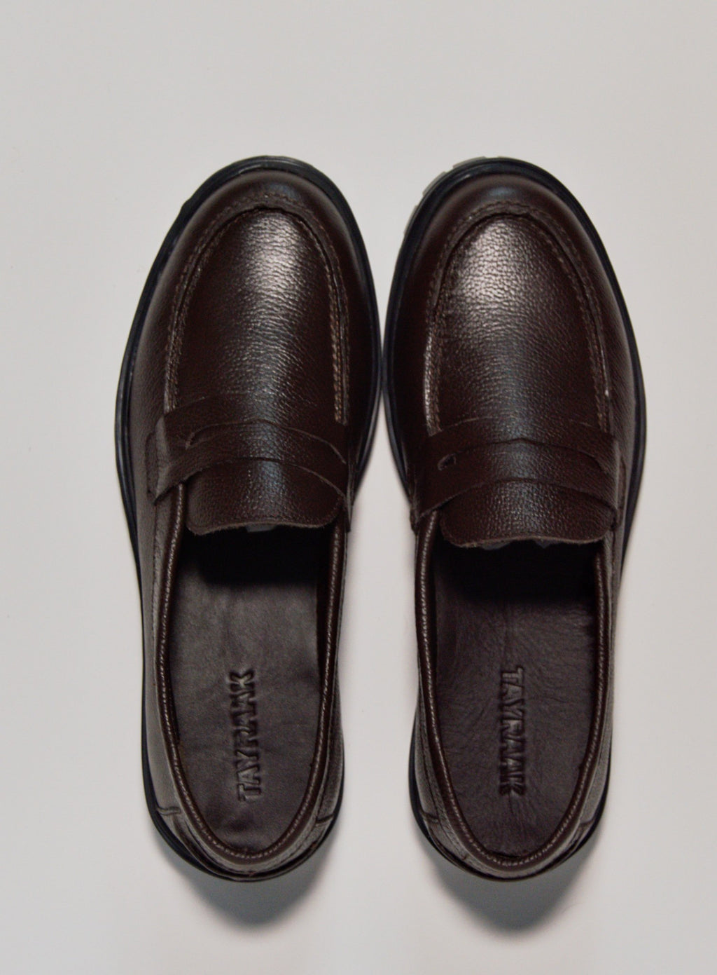 Chunky Penny Loafer - Brown
