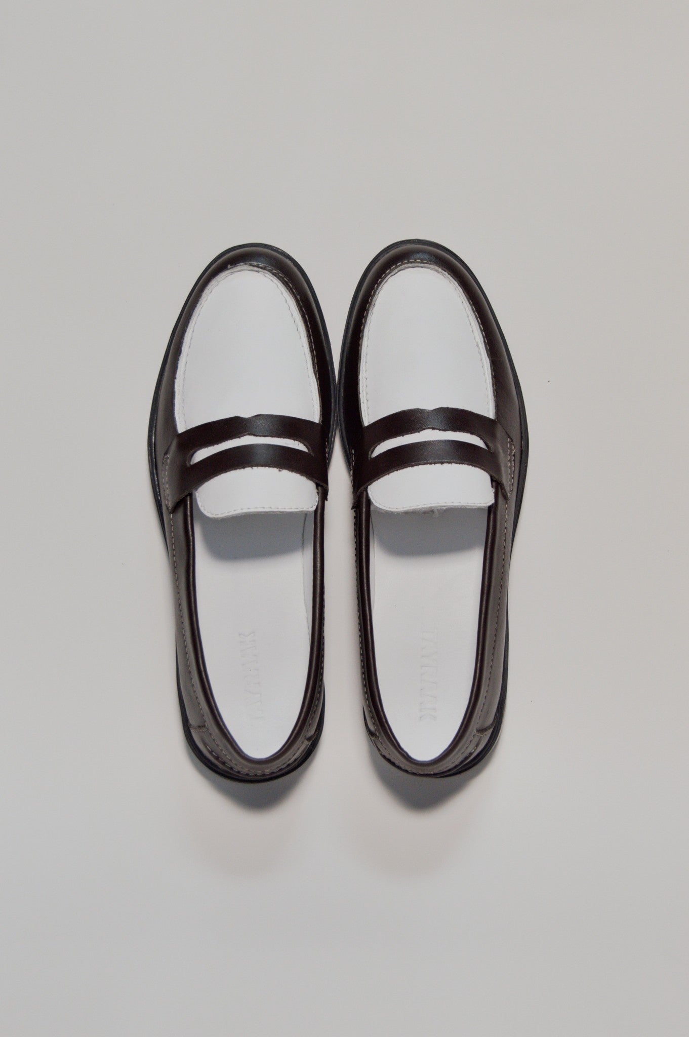 Two Toned Penny Loafer - Brown